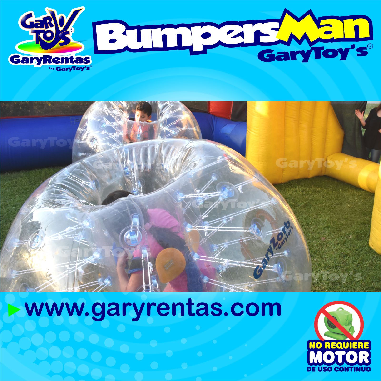 The Bumper Man BUMPER MAN – Renta de brincolines | Brincolines en Renta | GaryRentas