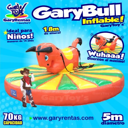toro inflable garybull rentas 1